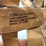 Born Concept b.o.c Slingback Strappy Cork Wedge Sandals Womens 10M Black Leather Size 10 Photo 7