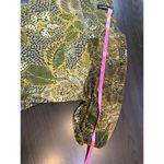 Susan Lawrence  Woman Square Neck Top‎ Women's Size 1X Green Floral Office Church Photo 7