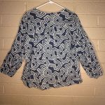 Caslon  Navy and White Geometric Fabric Photo 1