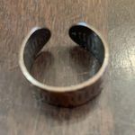 Southwestern copper adjustable ring Orange Photo 1