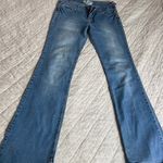 Y2k Flare Mid Rise Jeans Medium Wash Blue Size 28 Photo 0