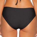 Becca  Ribbed Bikini Bottom Black Sz M Photo 1