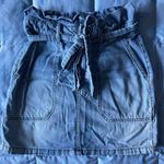 Free People  Light Blue Denim Mini Skirt Photo 2