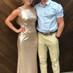 Lulus Lulu’s Gold Sequin Maxi Dress Photo 2