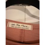 We The Free  Natasha pink ruched puff sleeve long sleeve top small Photo 2