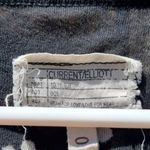 Current/Elliott Current Elliott The Boxy Dolman Sleeve Tee in Black Ink Blot Women's Size 0 Photo 3