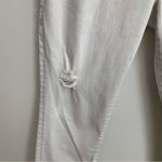 CAbi  High Slim Distressed White Denim Jeans Style 5305 Size 6 Photo 6