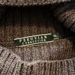 Peruvian Connection size women’s XL. GUC. Turtleneck.Brown. Photo 1