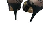 Caparros  Black and Cream Floral Heels Photo 2