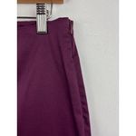 Women’s MODA International Size 8 Plum Straight Leg Slacks Purple Photo 3
