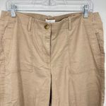 J.Jill Womens Size 12 Khaki Utility Shorts Button Fly Cargo Pockets Casual NWT Photo 2