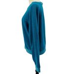 Vans Women's Sweatshirt Teal Blue Monochromatic Logo Pullover Size Xlarge Photo 2