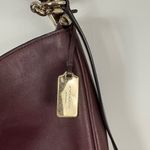 Coach Burgundy Leather Nomad Hobo Crossbody Strap Shoulder Strap Handbag Photo 2