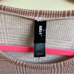 Agnes & Dora  Pink Plaid knot long sleeve top Large Photo 3