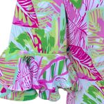 Pappagallo Medium Dress Tropical Stretch Vacation Resort Cruise Beach Travel Pink Photo 3