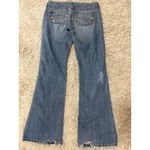 Abercrombie & Fitch Abercrombie Fitch Womens Jeans Flare Bootcut Distressed Light Wash Size 6R Photo 4