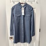 Dear John  Rory Dusty Blue Corduroy dress size Small Photo 2