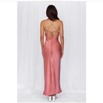 Hello Molly  Lost & Found lace up back pink drape sexy dress Photo 1