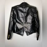 Veronica Beard NWOT  Cooke Dickey Glossy Leather Blazer Jacket Double Breasted S4 Photo 8