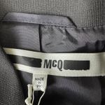 Alexander McQueen ‎ McQ Zip Bomber Jacket Cinch Waist Cupro Sz IT 48 US M NWT Photo 1