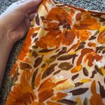 Dress Up Floral Orange Women's Blouse Photo 2