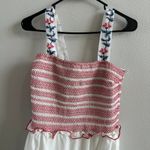 Draper James  Embroidered Smocked dress Size Medium Photo 2