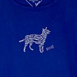 ED By Ellen Women’s Dog Love Graphic Tee Short Sleeve Navy Size XL NWT Photo 1