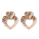 Hold My Heart Gold tone Earrings Photo 2