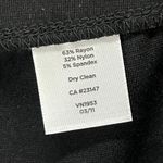 Talbots Ponte Knit Pants Women 3XL Black Ankle Zip Stretch Classic Preppy Casual Photo 11