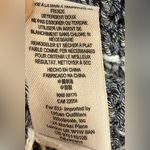 Free People  Folksong Fringe Knit Vest Tunic Sweater Charcoal/Ivory Size Small Photo 9