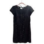 Loft Ann Taylor  Petite Black Lace Shift Dress Photo 0