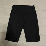 Lululemon Black Wunder Train High Rise Biker Short 8" Photo 1