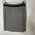 Worthington Black White Woven Skirt Suit Sz 6/10 Photo 5