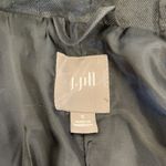 J Jill Jacket‎ Small Gray Snap Shimmer Metallic Fall Winter Classic Photo 5