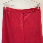 Talbots STUNNING Vintage Cranberry Stretch Fine Wale Corduroy/Velour Set M 10 Photo 11