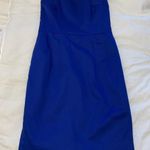 EXPRESS strapless cobalt blue dress w/pockets Photo 5