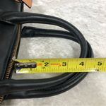 ALDO satchel bag with gold tone accents three toned color purse cream tan black Photo 5