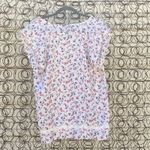 Motherhood Maternity Motherhood Oh Baby short sleeve floral blouse slinky MEDIUM maternity Photo 4
