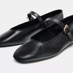 ZARA  Leather Ballet Flats 50th Anniversary Collection  Photo 0