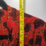 Free People Women's size XS Mia Tunic Red Floral V-neck Blouse Boho Pirate Top Photo 8