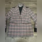 Ella Moss  Multicolor Plaid Blazer Photo 8