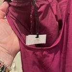 Shade & Shore New  V neck Purple Eggplant One Piece Swimsuit Medium NWT Photo 10