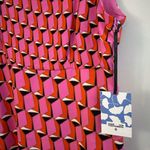 Diane Von Furstenberg NWT  Pink Geometric Sleeveless Mini Dress Size 12 Target Photo 4