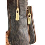 Michael Kors  Women's Abbey Medium Studded Leather Backpack Dark Brown NWOT Photo 4