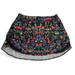 Lululemon Hotty Hot High-Rise Skirt Flowerscope Black Multi Black sz 12 Photo 6
