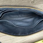 Coach  clutch wallet purse with strap credit card bag blue wristlet Photo 5