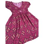 Anthropologie ‎ Boho Gauzy Short Sleeve Pullover Mini Dress Purple Size Small Photo 7
