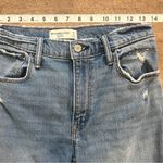 Abercrombie & Fitch The Skinny High Rise Denim Jeans Womens Size 4 Short Raw Hem Photo 5