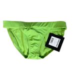 Norma Kamali  Green Cheeky Bikini Bottom MEDIUM Quiet Luxury Minimalist $60 NEW Photo 3