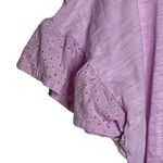 Old Navy  Womens T-Shirt Top Size Small‎ Light Pink SS 100% Cotton Pullover Photo 4